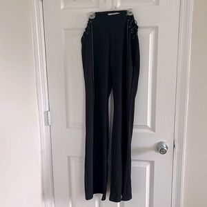 Adika side lace-up flare pants size S